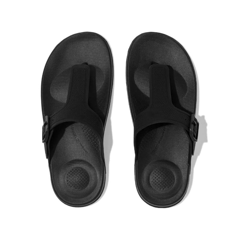 FitFlop صنادل فيت فلوب إيكوشن المريحة، اللون: أسود بالكامل، الحجم: 8.5 (E54-090-065) - Image 4